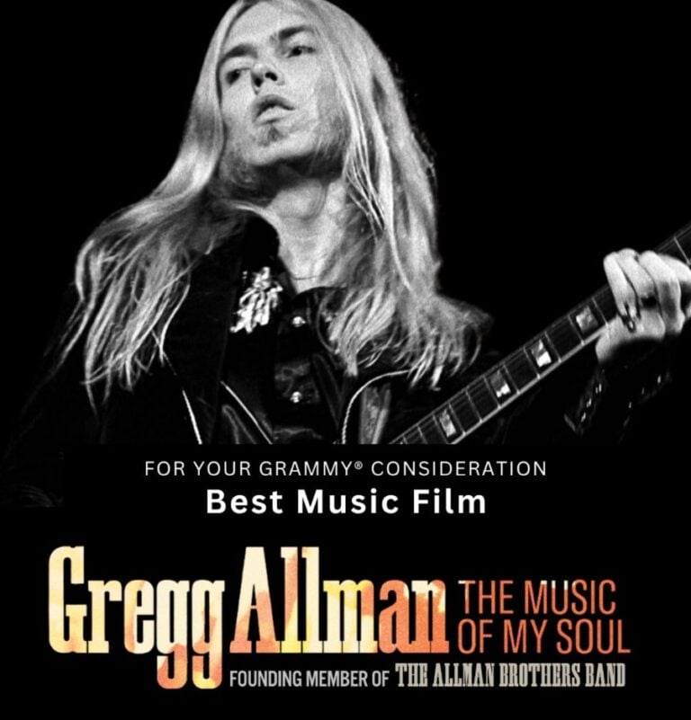 Gregg Allman: The Music of My Soul, for your GRAMMY consideration, Best Music Film