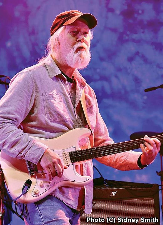 Jimmy Herring playing a white Stratocaster