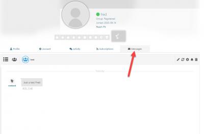 forum private messages